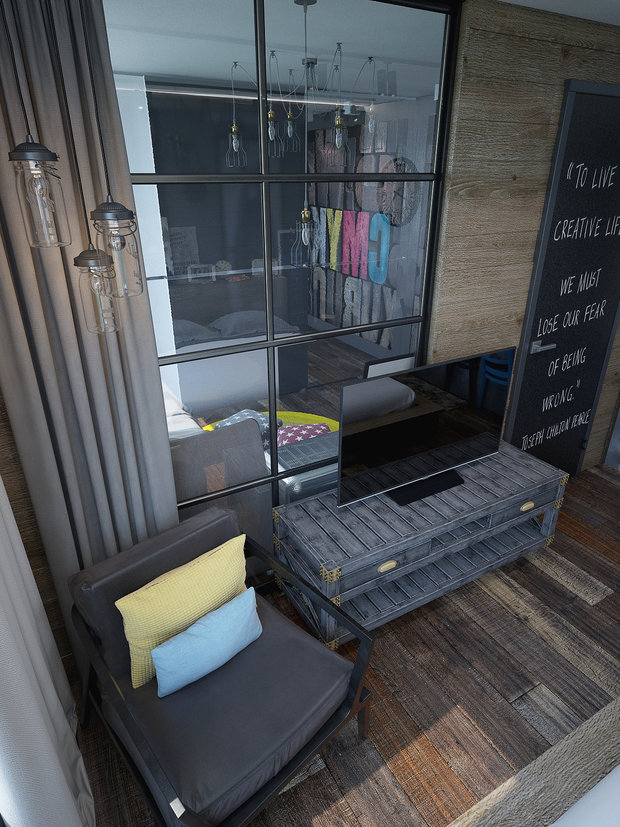 Фото из портфолио Loftушка  – фотографии дизайна интерьеров на INMYROOM