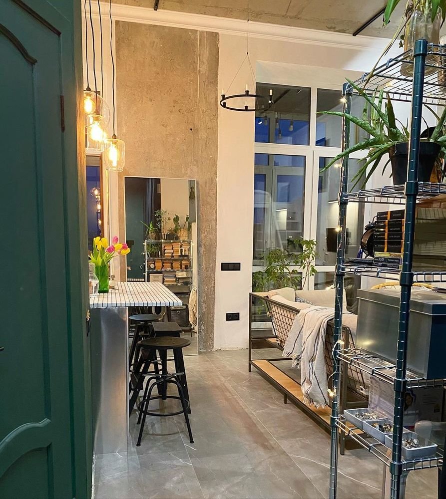 Фотография: Кухня и столовая в стиле Лофт, Скандинавский, Современный, Квартира, Студия, Проект недели, Монолитно-кирпичный, Сбербанк – фото на INMYROOM Фотография: Кухня и столовая в стиле Лофт, Скандинавский, Современный, Квартира, Студия, Проект недели, Монолитно-кирпичный, Сбербанк – фото на INMYROOM