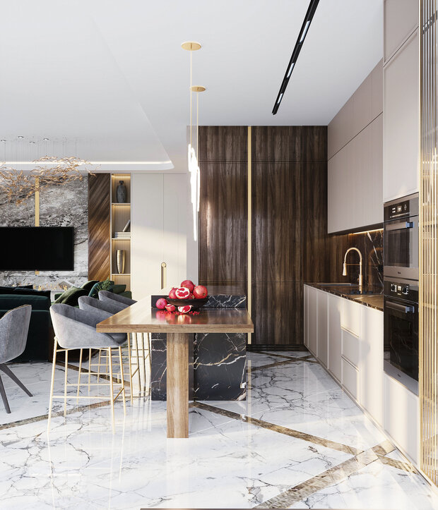 Фото из портфолио ДИЗАЙН ИНТЕРЬЕРА КВАРТИРЫ В ЖК СОБЫТИЕ – фотографии дизайна интерьеров на INMYROOM