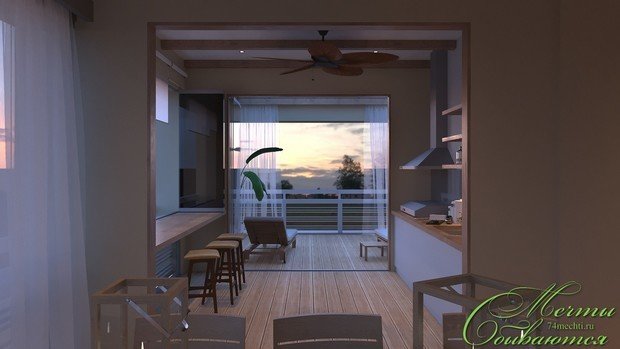 Фото из портфолио Терраса в Сочи – фотографии дизайна интерьеров на INMYROOM