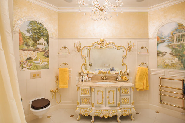 Фото из портфолио Фото классической ванной комнаты по проекту от Батенькофф – фотографии дизайна интерьеров на InMyRoom.ru
