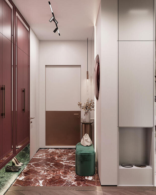 Фото из портфолио Дизайн интерьера квартиры в ЖК «Клубный дом Talento» в стиле неоклассика – фотографии дизайна интерьеров на INMYROOM