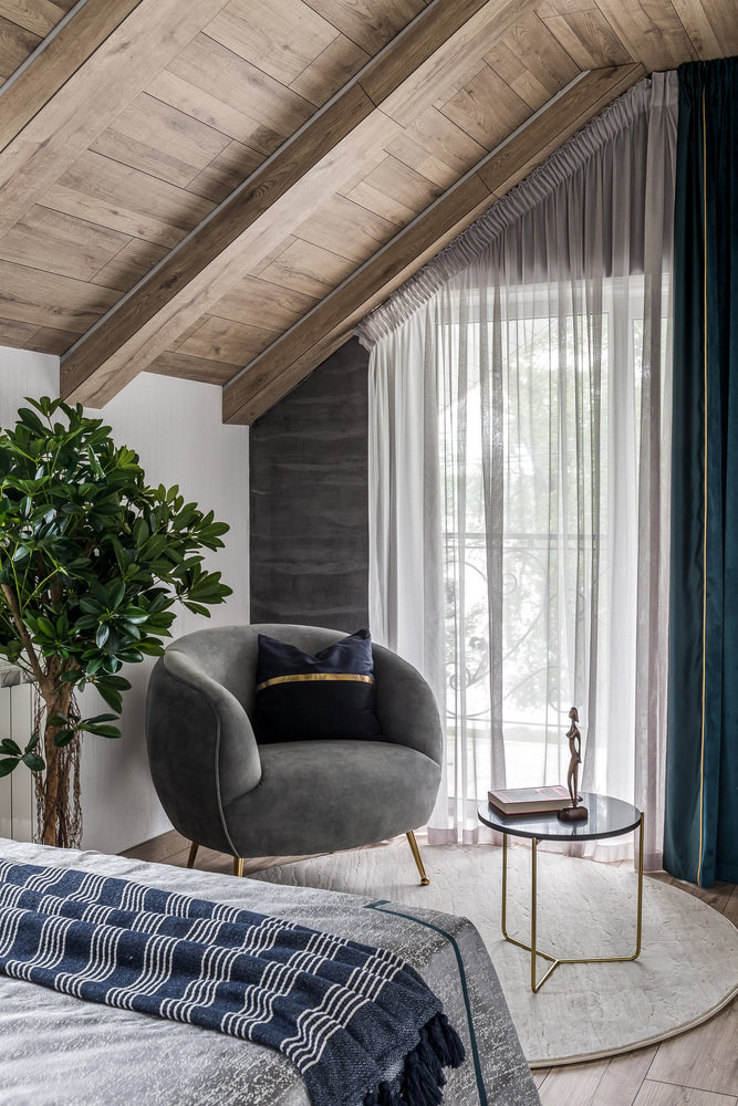 Фотография: Спальня в стиле Современный, Эклектика, Проект дня, Дача, Дом и дача, Самара, 3 комнаты, 60-90 метров, Мария Карпова, Ольга Борисова – фото на INMYROOM Фотография: Спальня в стиле Современный, Эклектика, Проект дня, Дача, Дом и дача, Самара, 3 комнаты, 60-90 метров, Мария Карпова, Ольга Борисова – фото на INMYROOM