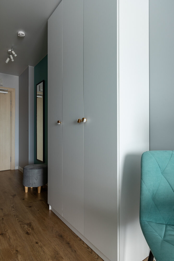 Фотография: Прихожая в стиле Современный, Малогабаритная квартира, Квартира, Студия, Проект недели, Санкт-Петербург, до 40 метров, Екатерина Шейн – фото на INMYROOM