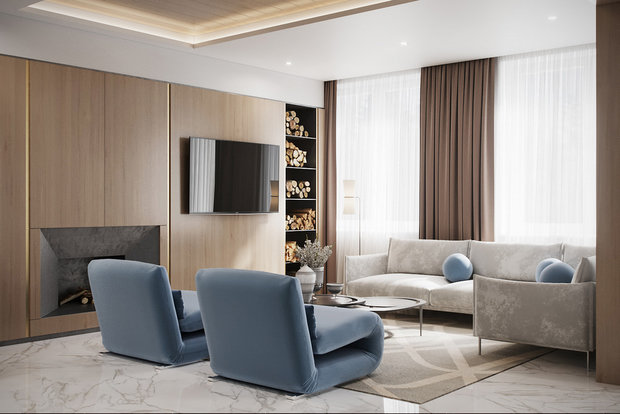 Фото из портфолио Дом в Совьяки – фотографии дизайна интерьеров на INMYROOM