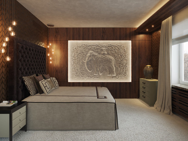 Фотография: Спальня в стиле Восточный – фото на INMYROOM