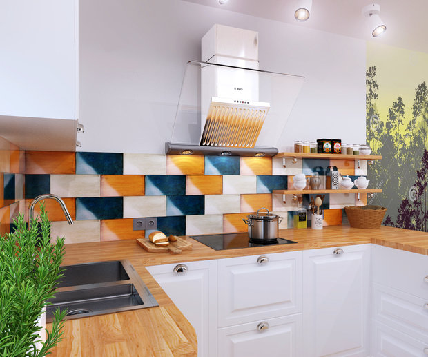 Фото из портфолио Улица Зелинского, 86 м2 – фотографии дизайна интерьеров на INMYROOM