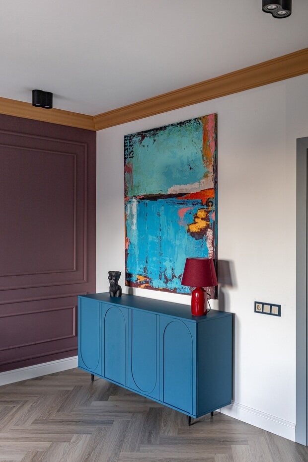 Фотография: Гостиная в стиле Современный, Эклектика, Квартира, Проект дня, Казахстан, 3 комнаты, Более 90 метров, Надира Мустафина – фото на INMYROOM