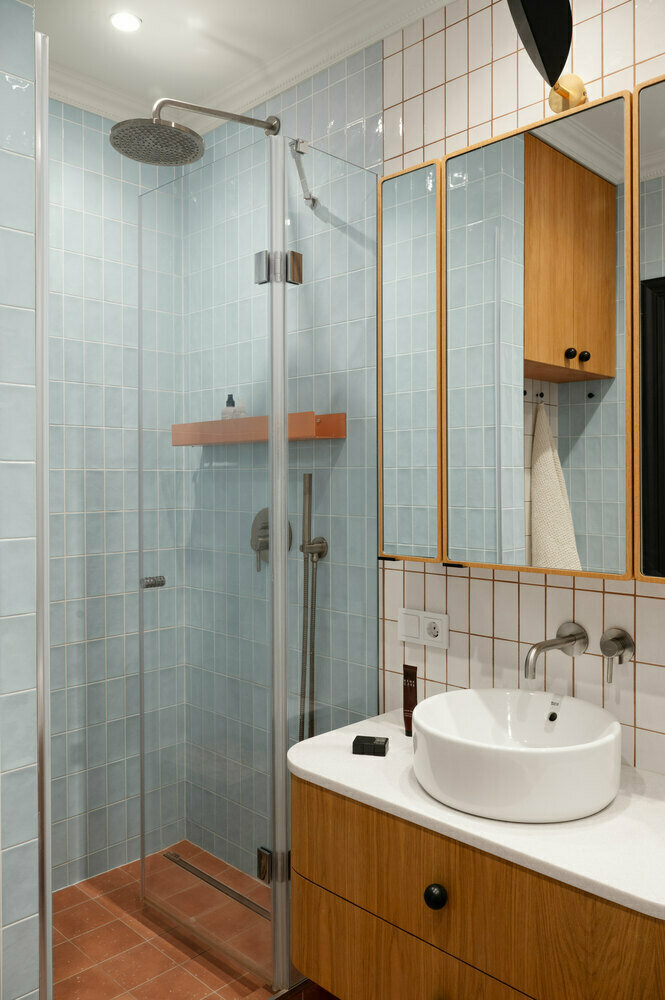 Фотография: Ванная в стиле Современный, Эклектика, Квартира, Проект дня, Минск, 3 комнаты, 60-90 метров, Индивидуальный проект, Dizzo Design – фото на INMYROOM