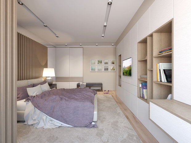 Фото из портфолио Спальня – фотографии дизайна интерьеров на INMYROOM