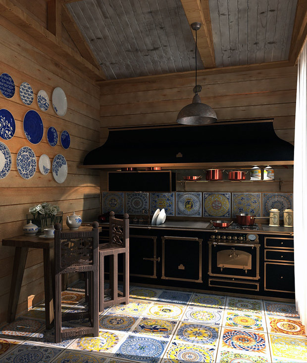 Фото из портфолио Дизайн частного дома в поселке закрытого типа. Anarchi&И.Мальцев – фотографии дизайна интерьеров на INMYROOM