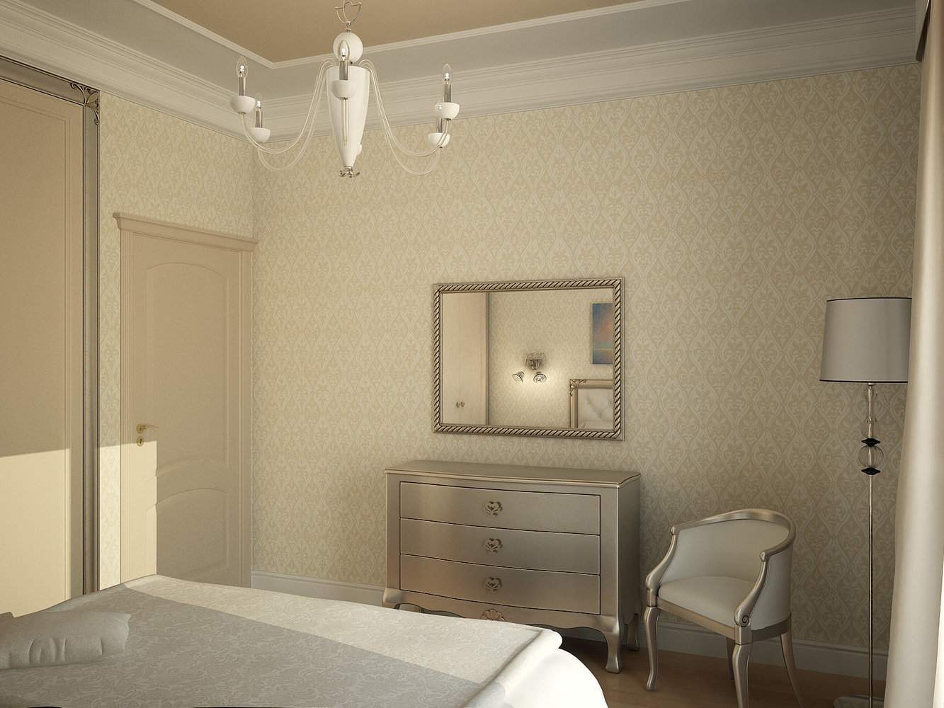 Фотография: Спальня в стиле Классический, Квартира, Дома и квартиры, Москва – фото на INMYROOM