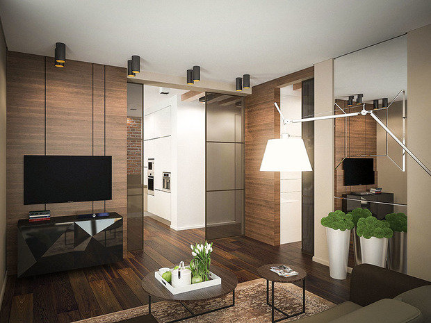 Фото из портфолио Городская квартира-студия – фотографии дизайна интерьеров на INMYROOM