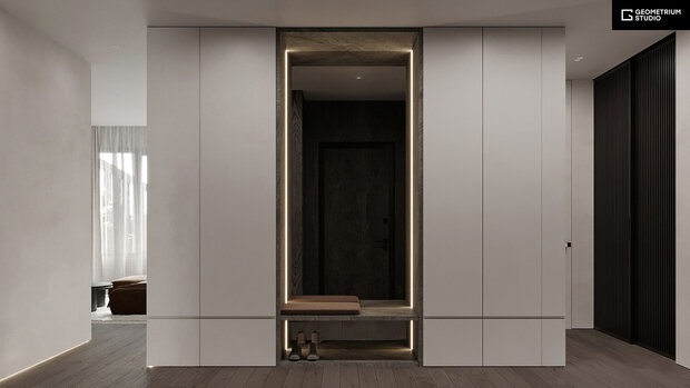 Фото из портфолио Петровский Парк 97,1 м2 – фотографии дизайна интерьеров на INMYROOM