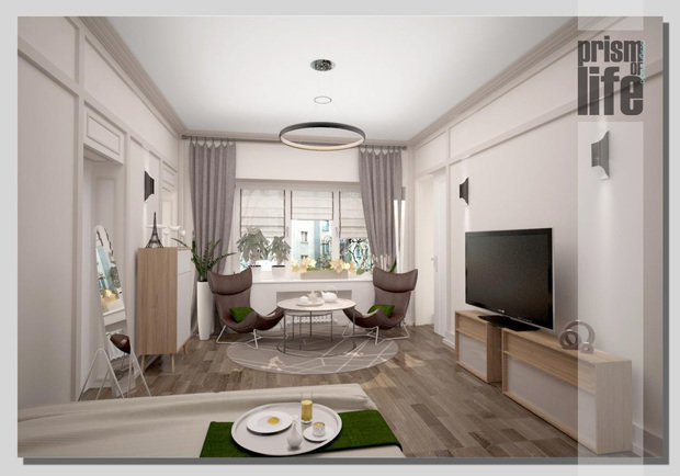 Фото из портфолио смешанный стиль – фотографии дизайна интерьеров на INMYROOM