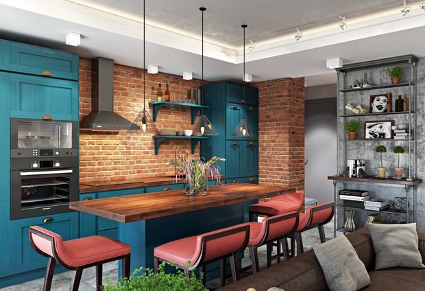 Фотография: Кухня и столовая в стиле Лофт, Декор интерьера, Цвет в интерьере, Советы, Tikkurila, Как выбрать цвет краски для стен, «Точка дизайна», FISHEYE ARCHITECTURE & DESIGN, Клод Картье, цвет 2019, Irina Hanhisalo, Susanna Björklund, Мириам Баррио, Note Design Studio, Nooks, Casa Colombo, Flamingo – фото на INMYROOM