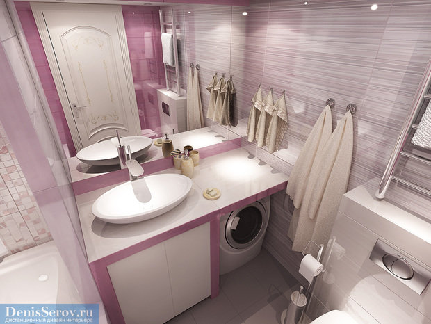 Фото из портфолио Ванная комната в загородном доме, современная классика – фотографии дизайна интерьеров на INMYROOM