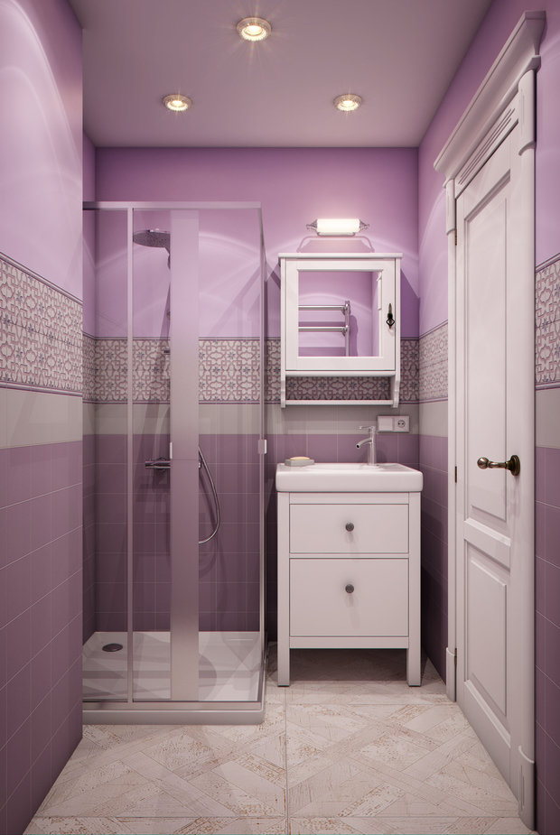 Фотография: Ванная в стиле Классический, Эклектика, Прованс и Кантри, Квартира, Проект недели – фото на INMYROOM