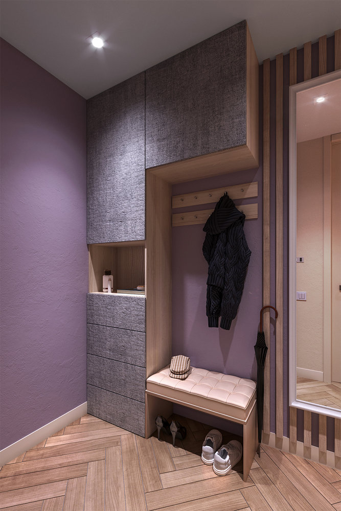 Фотография: Прихожая в стиле Современный, Кухня и столовая, Ванная, Гостиная, Спальня, Квартира, Проект недели, Бежевый, Голубой, 4 и больше, 60-90 метров, ПРЕМИЯ INMYROOM – фото на INMYROOM Фотография: Прихожая в стиле Современный, Кухня и столовая, Ванная, Гостиная, Спальня, Квартира, Проект недели, Бежевый, Голубой, 4 и больше, 60-90 метров, ПРЕМИЯ INMYROOM – фото на INMYROOM