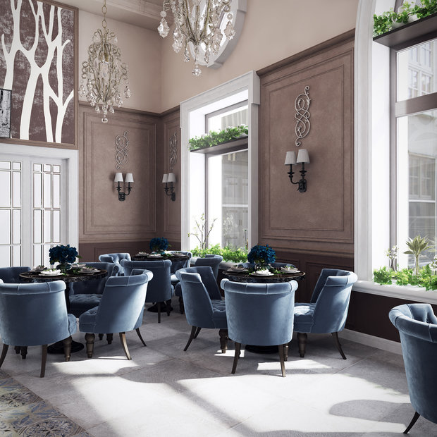 Фото из портфолио Ресторан Сочи – фотографии дизайна интерьеров на INMYROOM