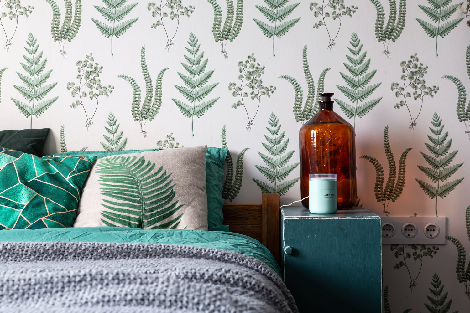 Фотография: Спальня в стиле Скандинавский, Эклектика, Квартира, Белый, Проект недели, Зеленый, Желтый, Серый, Бирюзовый, Эко, 3 комнаты, 60-90 метров – фото на INMYROOM Фотография: Спальня в стиле Скандинавский, Эклектика, Квартира, Белый, Проект недели, Зеленый, Желтый, Серый, Бирюзовый, Эко, 3 комнаты, 60-90 метров – фото на INMYROOM