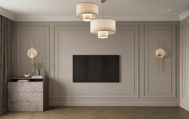 Фото из портфолио Дизайн-проект квартиры в ЖК «Шведская Крона» в неоклассическом стиле – фотографии дизайна интерьеров на INMYROOM