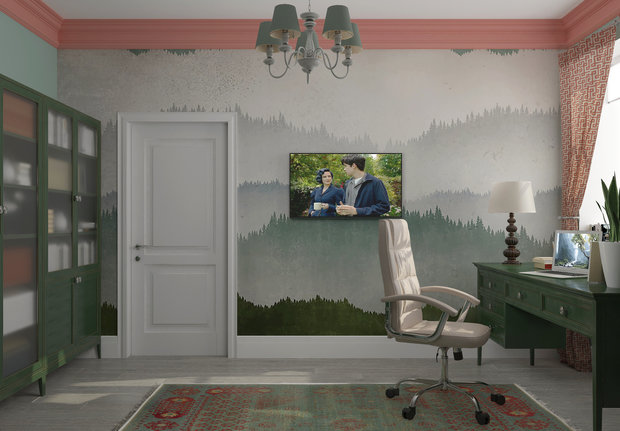 Фото из портфолио Кабинет "Covert" – фотографии дизайна интерьеров на INMYROOM