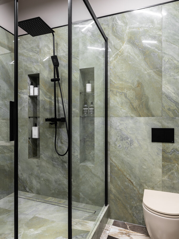 Фотография: Ванная в стиле Современный, Квартира, Проект недели, Москва, Оксана Олейник, 2 комнаты, 60-90 метров – фото на INMYROOM Фотография: Ванная в стиле Современный, Квартира, Проект недели, Москва, Оксана Олейник, 2 комнаты, 60-90 метров – фото на INMYROOM