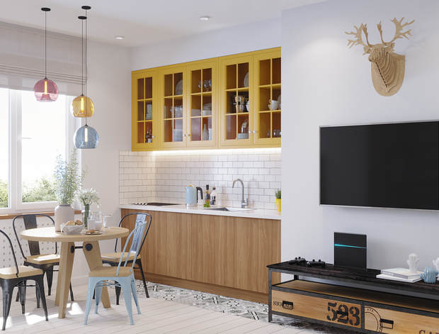 Фото из портфолио 2+1 – фотографии дизайна интерьеров на INMYROOM