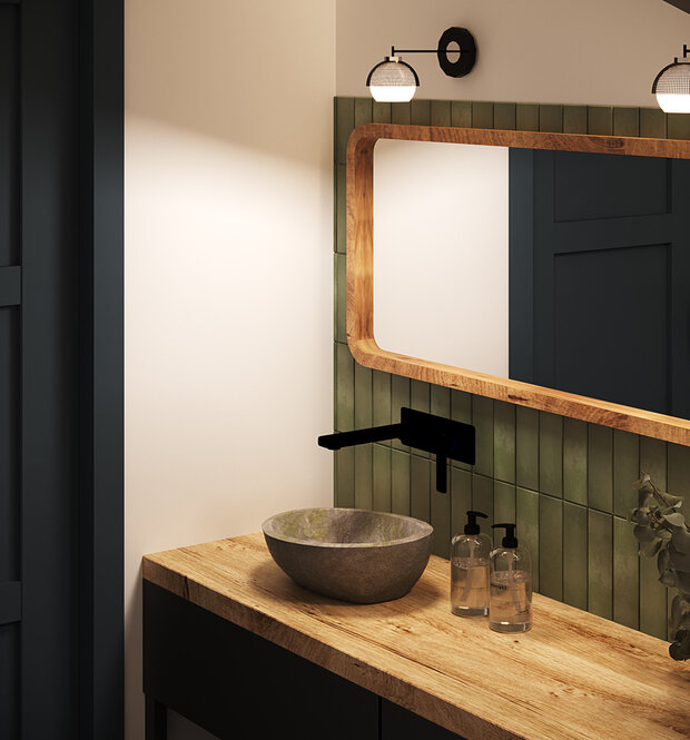 Фотография: Ванная в стиле Скандинавский, Современный, Дом, Проект недели, Дача, 4 и больше, Более 90 метров, Владимирская область, Items Bureau – фото на INMYROOM