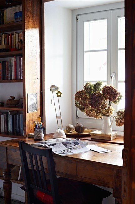 Фотография: Офис в стиле Прованс и Кантри, Кабинет, Интерьер комнат – фото на INMYROOM