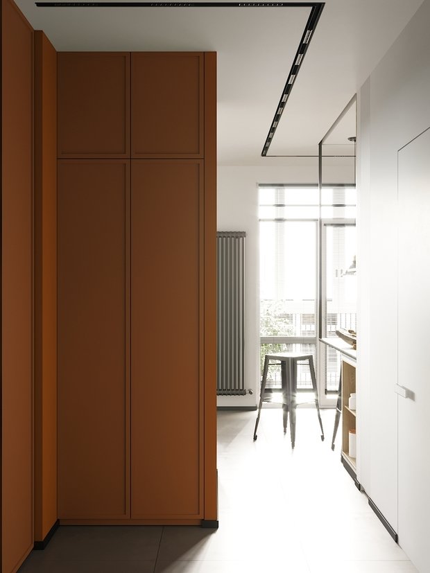 Фото из портфолио Бюджетная квартира-студия для молодой пары – фотографии дизайна интерьеров на INMYROOM