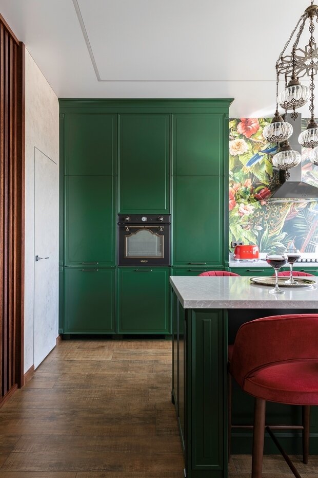 Фотография: Кухня и столовая в стиле Восточный, Квартира, Проект недели, Самара, 4 и больше, Более 90 метров, Татьяна Тувман – фото на INMYROOM