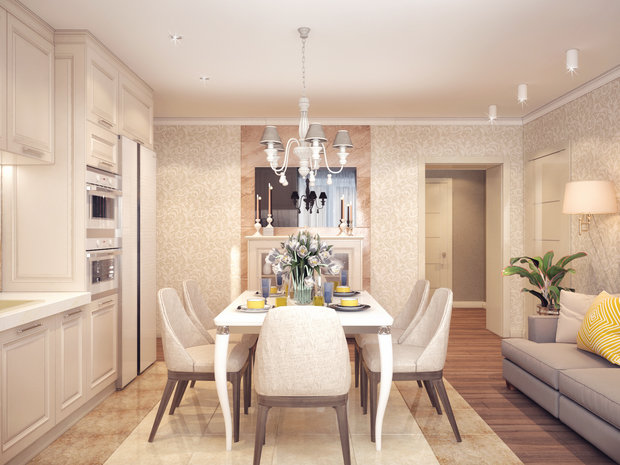 Фото из портфолио Улица Дружбы, 90 м2 – фотографии дизайна интерьеров на INMYROOM