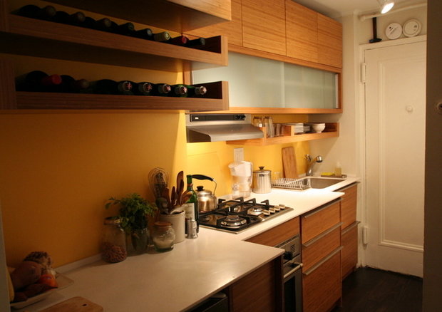 Фотография: Кухня и столовая в стиле Современный, Декор интерьера, Малогабаритная квартира, Квартира, Дома и квартиры – фото на INMYROOM