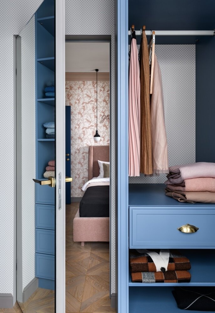 Фотография: Спальня в стиле Эклектика, Квартира, Проект недели, Новосибирск, 3 комнаты, 60-90 метров, Анастасия Каширская, Анна Бузик – фото на INMYROOM