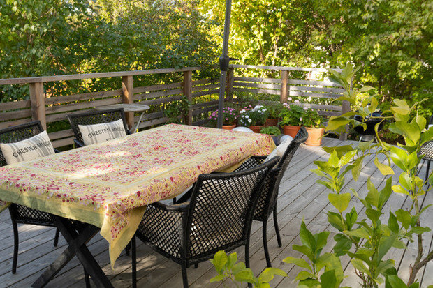 Фотография: Терраса в стиле Скандинавский, Современный, Декор интерьера, Дом, Белый, Минимализм, Вилла, Серый, Голубой, Коричневый, 4 и больше, Более 90 метров – фото на INMYROOM