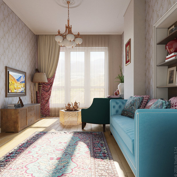 Фото из портфолио Восточная классика – фотографии дизайна интерьеров на INMYROOM