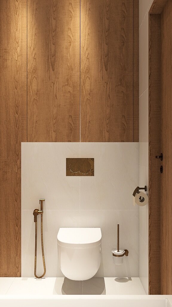 Фото из портфолио Санузел в стиле Джапанди – фотографии дизайна интерьеров на INMYROOM