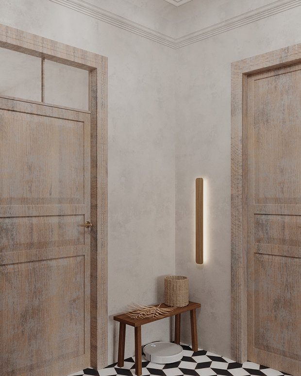 Фотография: Прихожая в стиле Эклектика, Квартира, Проект недели, Санкт-Петербург, 3 комнаты, Более 90 метров, Дарья Лёхова – фото на INMYROOM