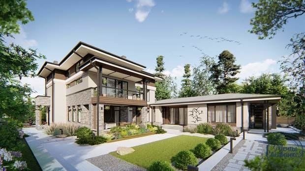 Фото из портфолио Загородный дом в современном стиле – фотографии дизайна интерьеров на INMYROOM