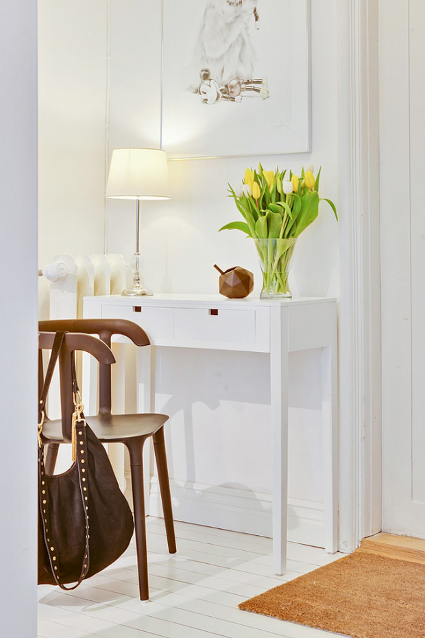 Фотография: Мебель и свет в стиле Скандинавский, Малогабаритная квартира, Квартира, Дома и квартиры – фото на INMYROOM