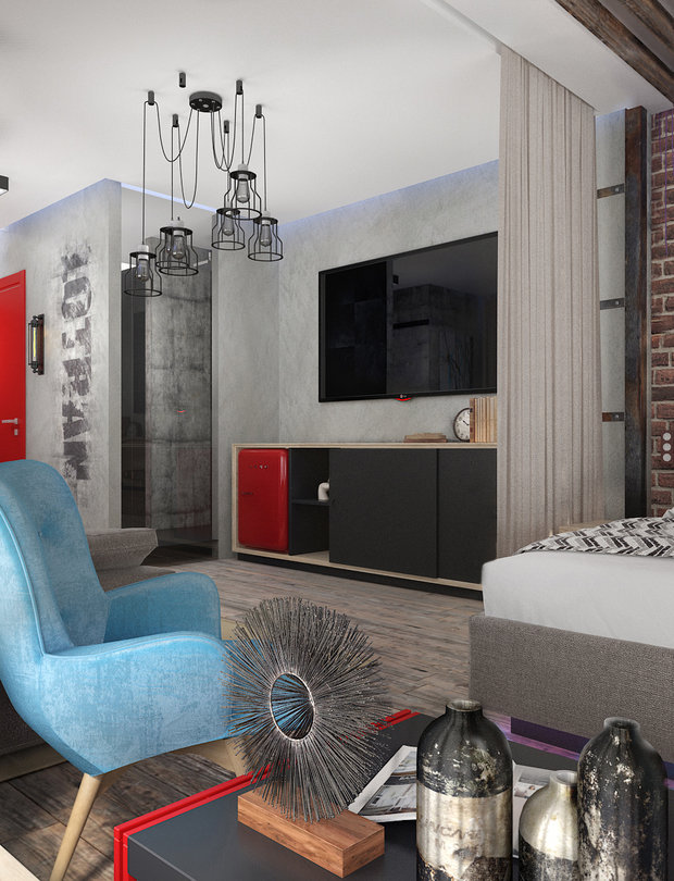 Фото из портфолио Hotel XXL (2) – фотографии дизайна интерьеров на INMYROOM