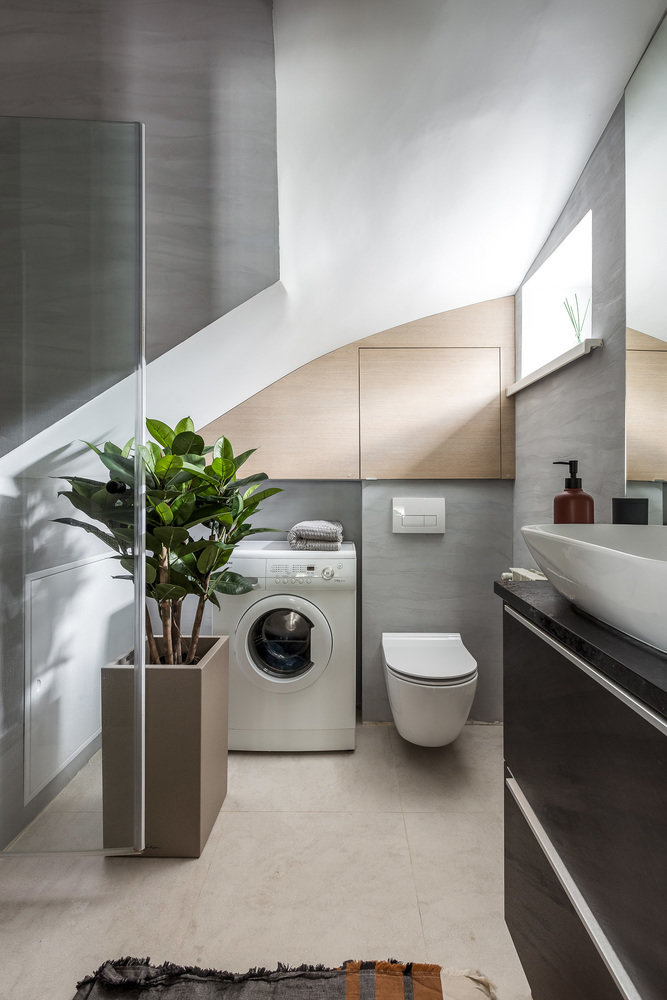 Фотография: Ванная в стиле Современный, Эклектика, Проект дня, Дача, Дом и дача, Самара, 3 комнаты, 60-90 метров, Мария Карпова, Ольга Борисова – фото на INMYROOM Фотография: Ванная в стиле Современный, Эклектика, Проект дня, Дача, Дом и дача, Самара, 3 комнаты, 60-90 метров, Мария Карпова, Ольга Борисова – фото на INMYROOM