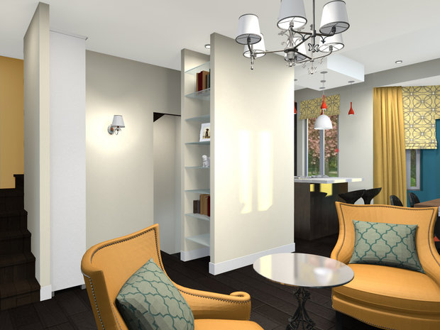 Фото из портфолио "Малахитовая шкатулка", 2014 – фотографии дизайна интерьеров на INMYROOM