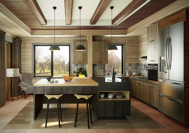 Фото из портфолио Стиль шале – фотографии дизайна интерьеров на INMYROOM