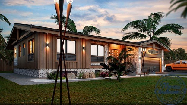 Фото из портфолио Гавайские фасады – фотографии дизайна интерьеров на INMYROOM