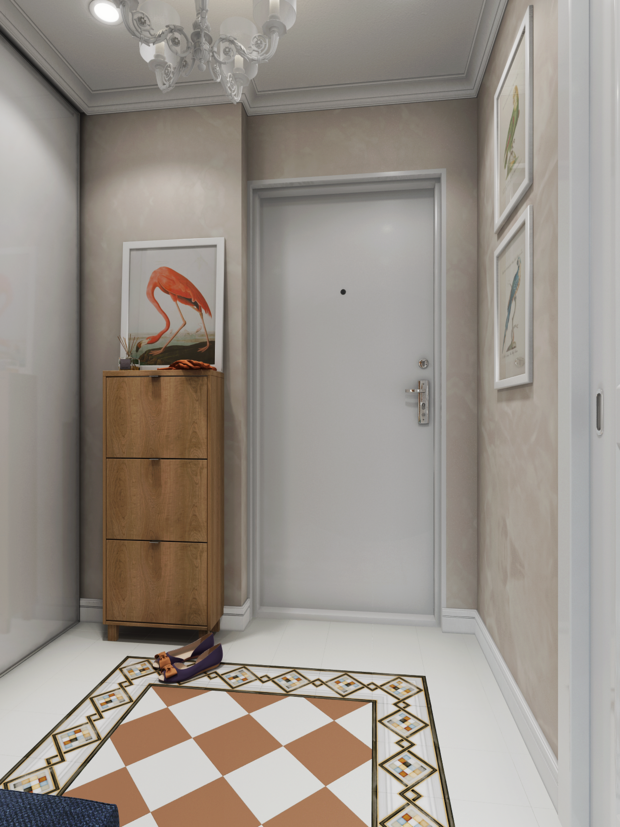 Фотография: Прихожая в стиле Прованс и Кантри, Эклектика, Современный, Квартира, Проект недели – фото на INMYROOM