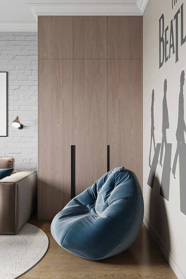 Фотография: Гостиная в стиле Лофт, Современный, Эклектика, Классический, Дом, Проект недели, Дом и дача, 4 и больше, Более 90 метров, Нижегородская область, Ольга Матренина – фото на INMYROOM