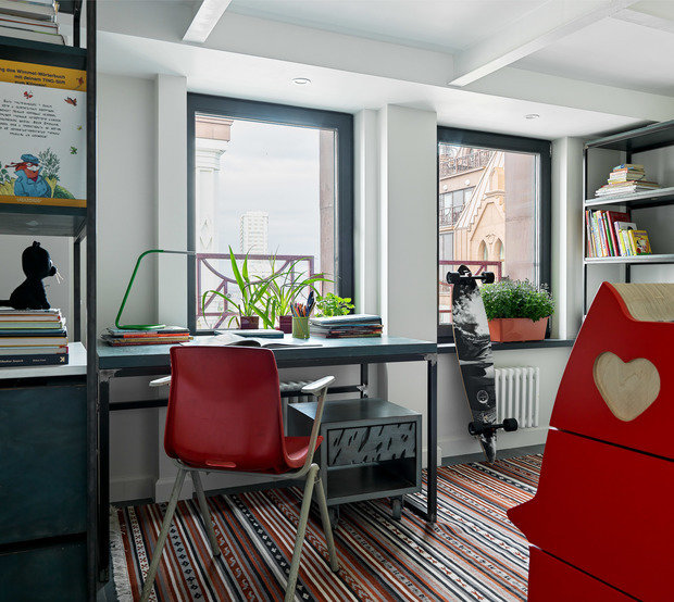 Фотография: Детская в стиле Лофт, Эклектика, Квартира, Проект недели, Москва, Макс Жуков, ToTaste Studio, 4 и больше, Более 90 метров – фото на INMYROOM